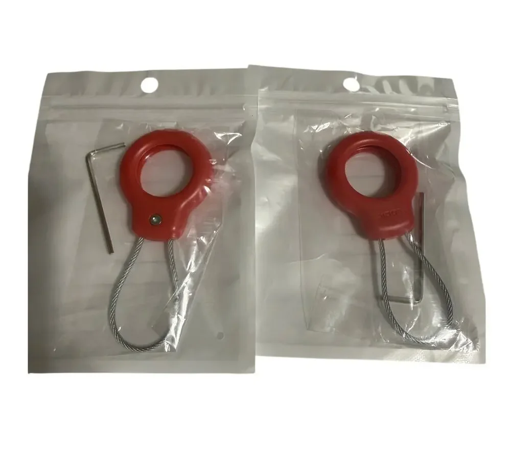 NEW (Set of 2 ) Red Cover's for Air Tags-Great for Luggage Purse Laptop or Pet